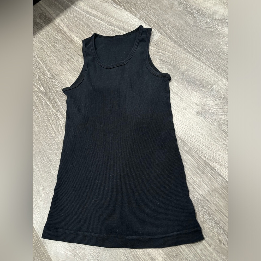 Basics black kids tank